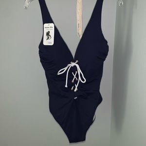 Boutique Plunge One Piece Swimsuit